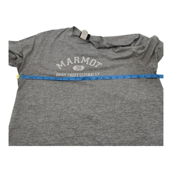 Marmot Shirt Mens L Gray Logo Camping Gorpcore Fishing Hunting Athleisure - Picture 4 of 7